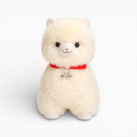 Alpaca Plush with Collar and Bell Oh My Plushie