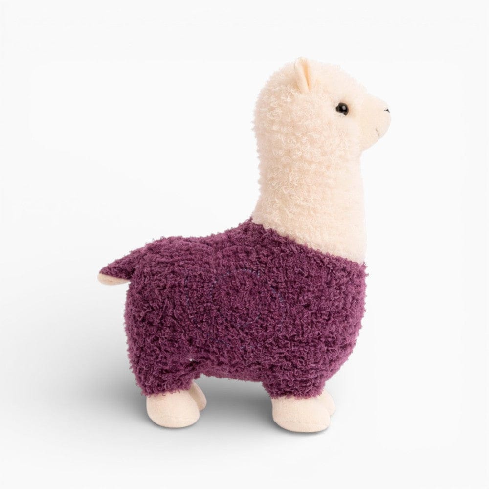 Alpaca Plush with Colourful Body and White Head Oh My Plushie