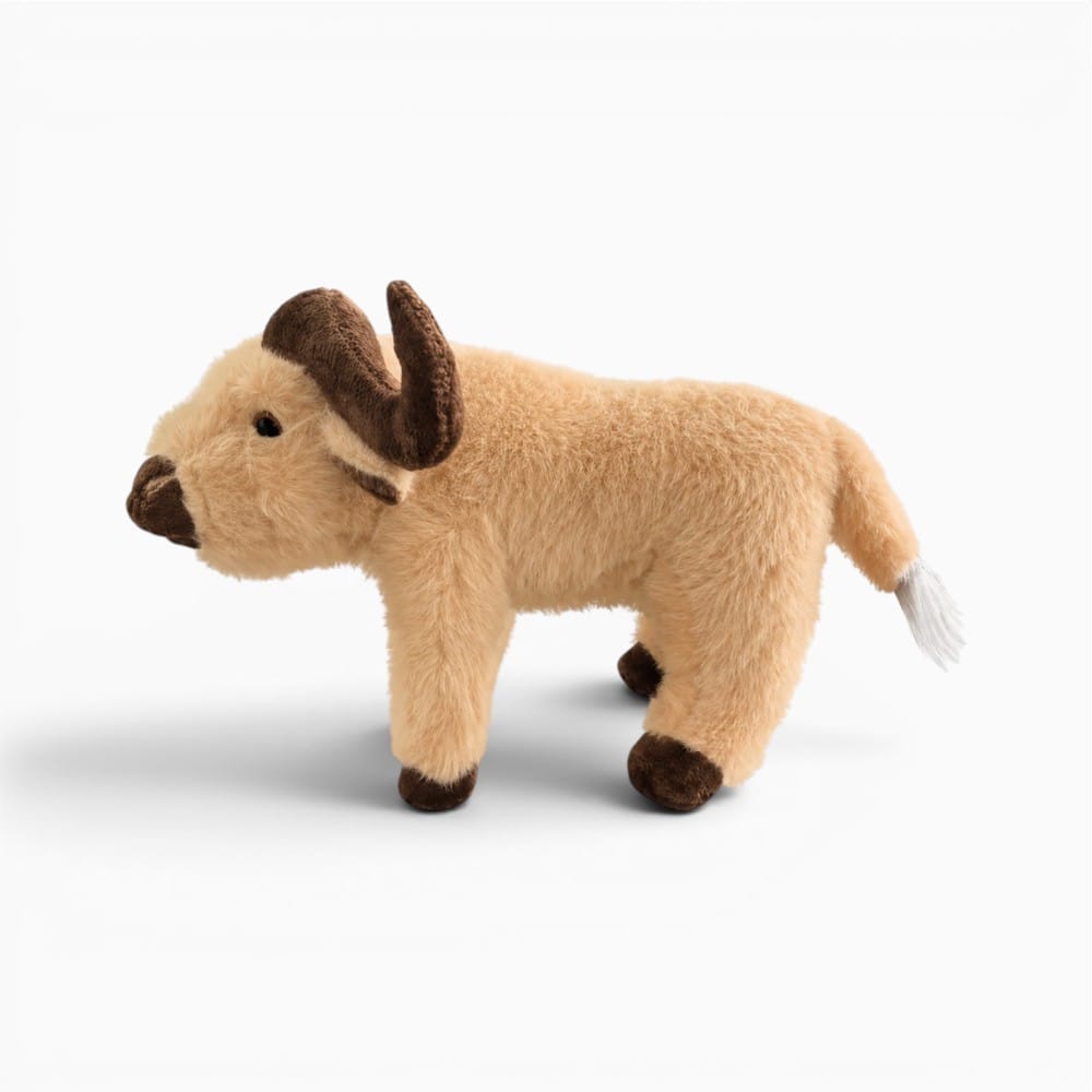 Beige Highland Cow Plush Oh My Plushie