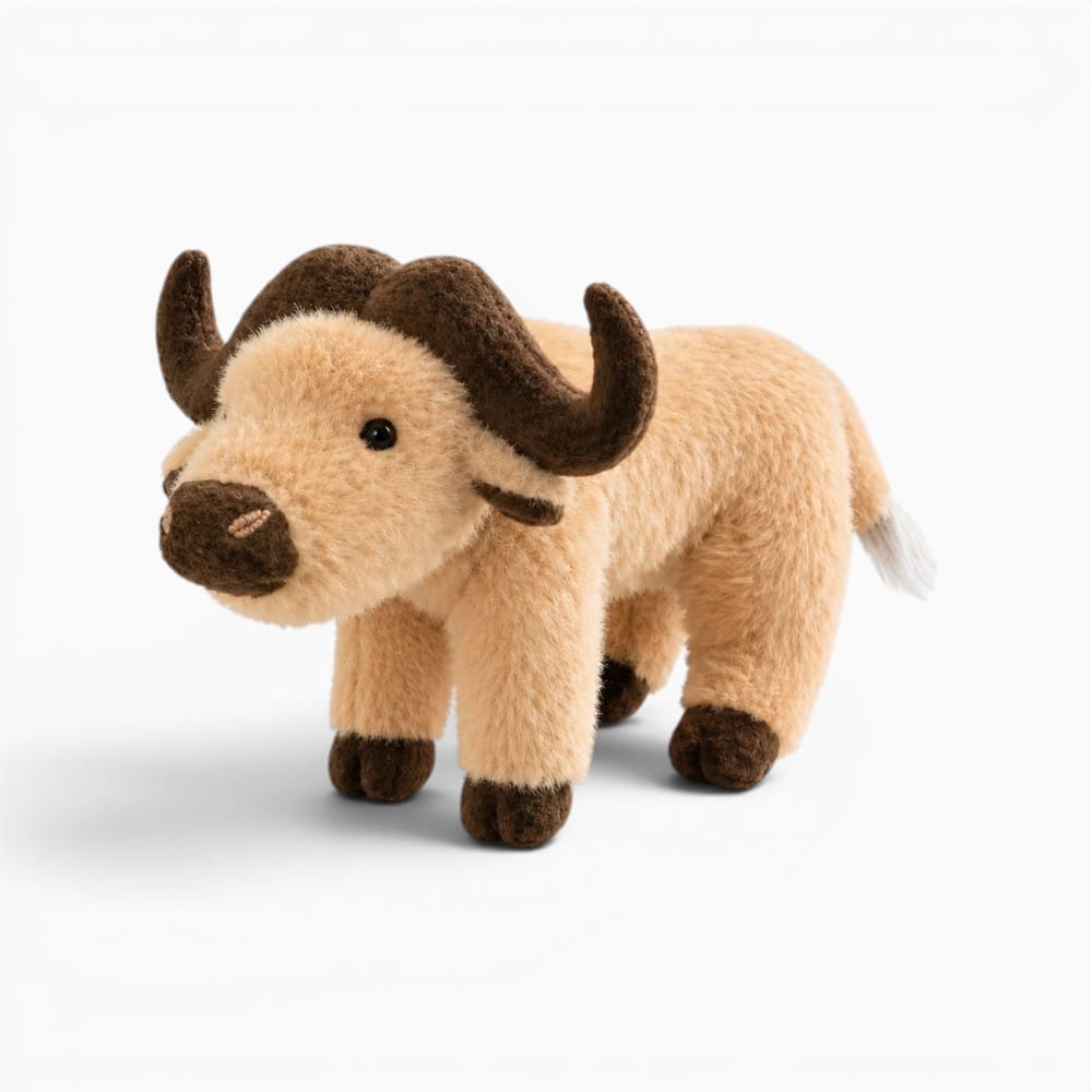 Beige Highland Cow Plush Oh My Plushie