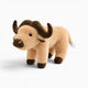 Beige Highland Cow Plush Oh My Plushie