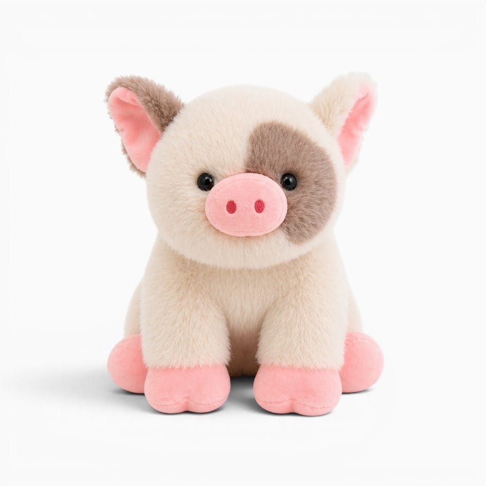 Beige Pig Plush Oh My Plushie