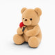Beige Teddy Bear with Rose Oh My Plushie