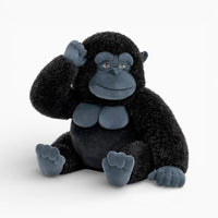 Black Giant Gorilla Plush Oh My Plushie