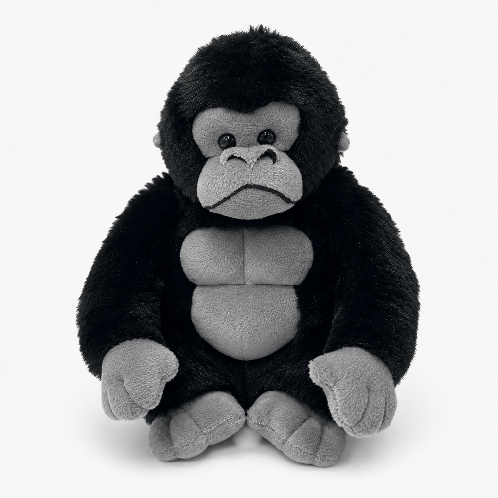 Black Gorilla Plush Oh My Plushie