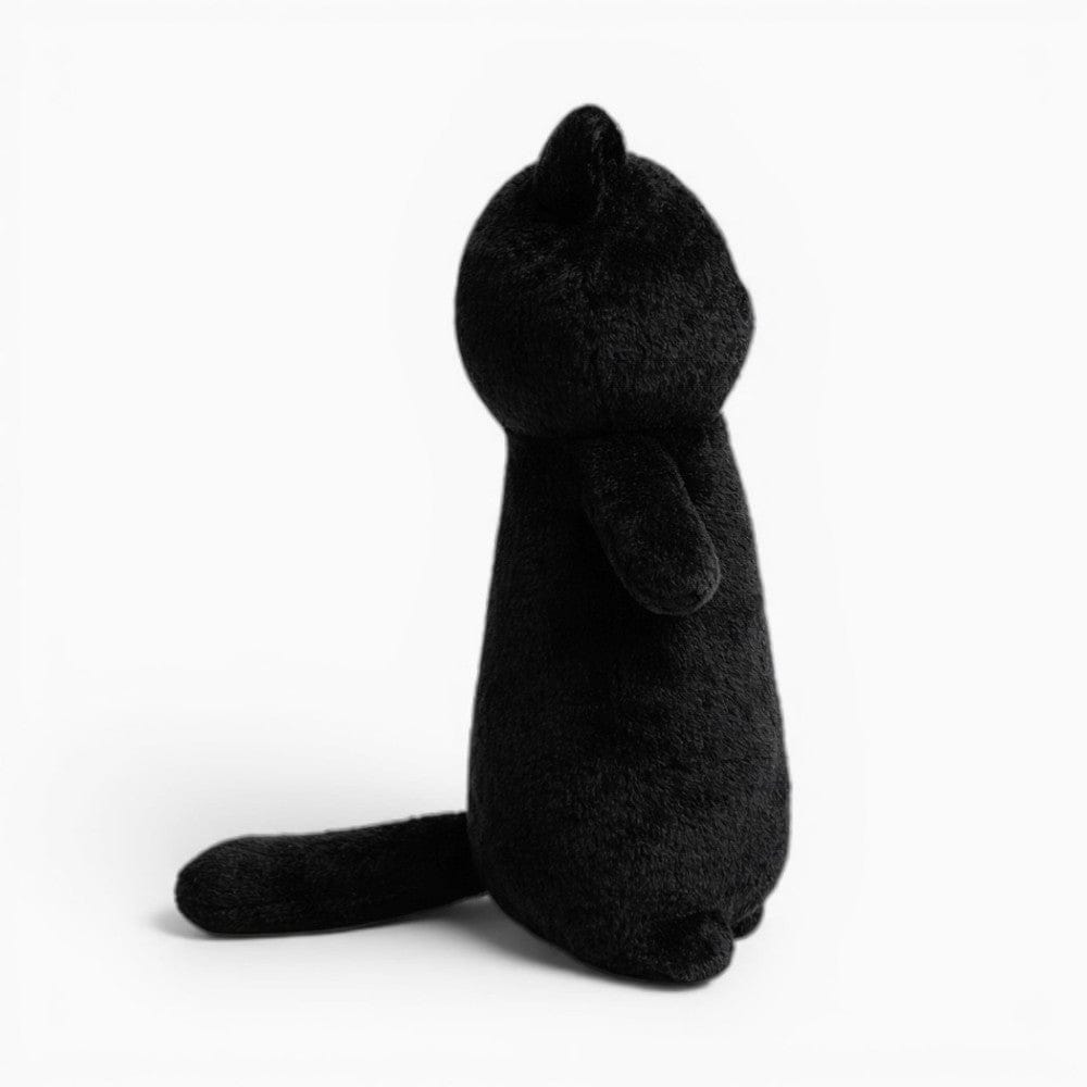 Black Kawaii Cat Plush Pillow Oh My Plushie
