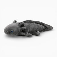 Black Realistic Axolotl Plush Oh My Plushie