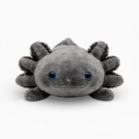 Black Realistic Axolotl Plush Oh My Plushie