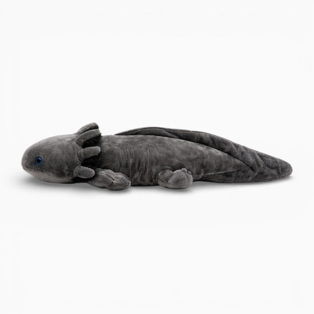 Black Realistic Axolotl Plush Oh My Plushie