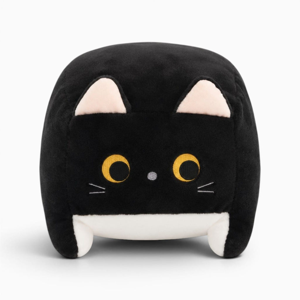 Black Square Cat Plush Oh My Plushie
