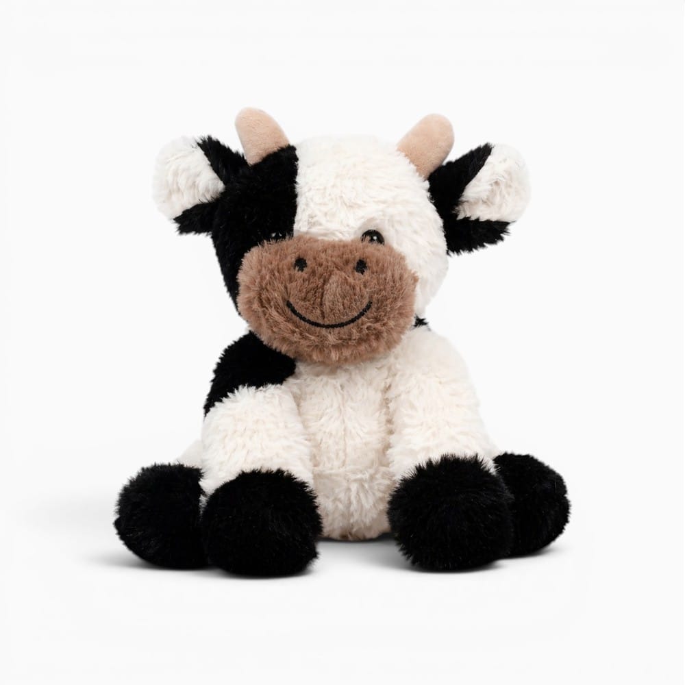 Black White Cow Plush Oh My Plushie