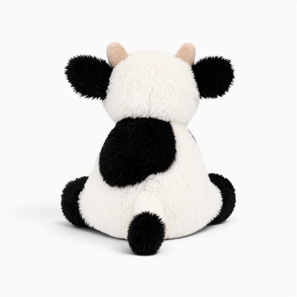 Black White Cow Plush Oh My Plushie