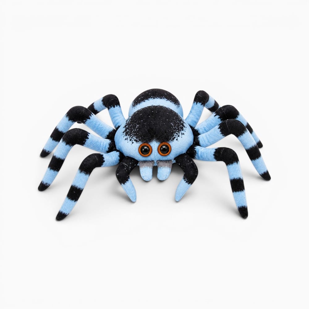 Blue Black Spider Plush Oh My Plushie