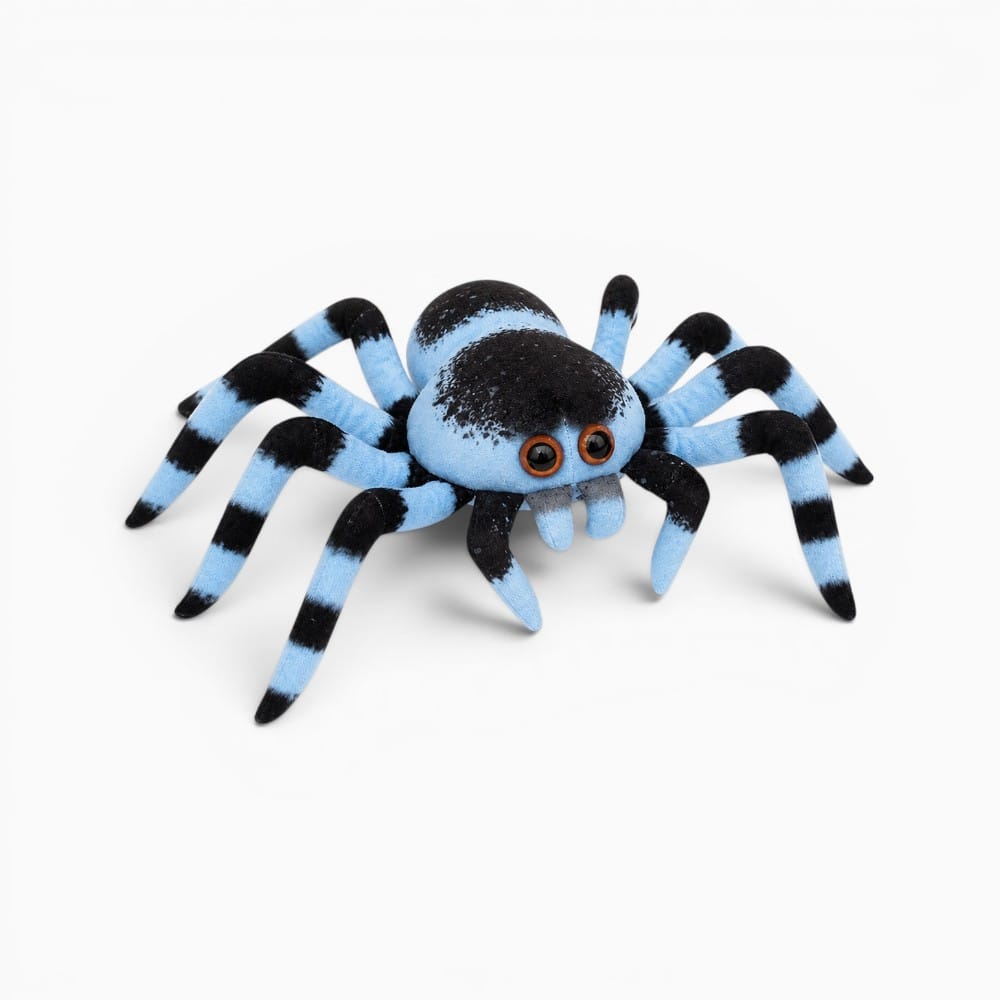 Blue Black Spider Plush Oh My Plushie