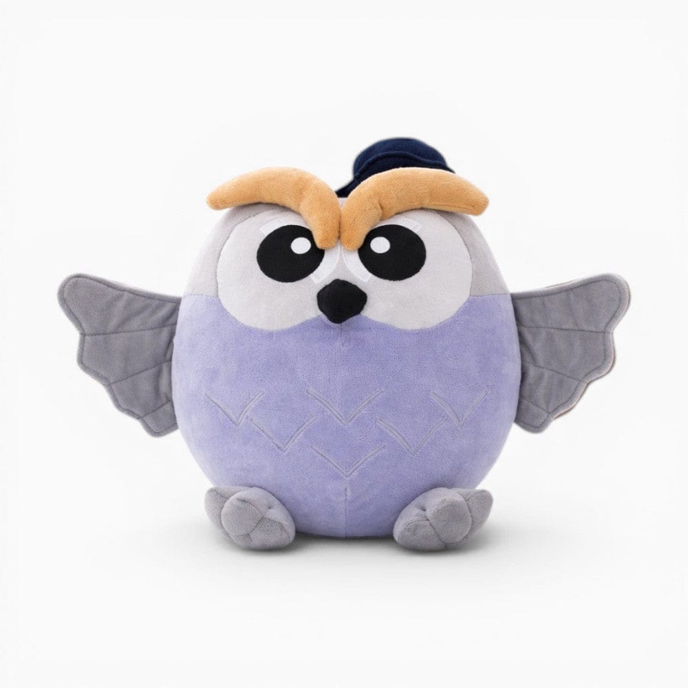 Blue Cartoon Owl Plush Oh My Plushie