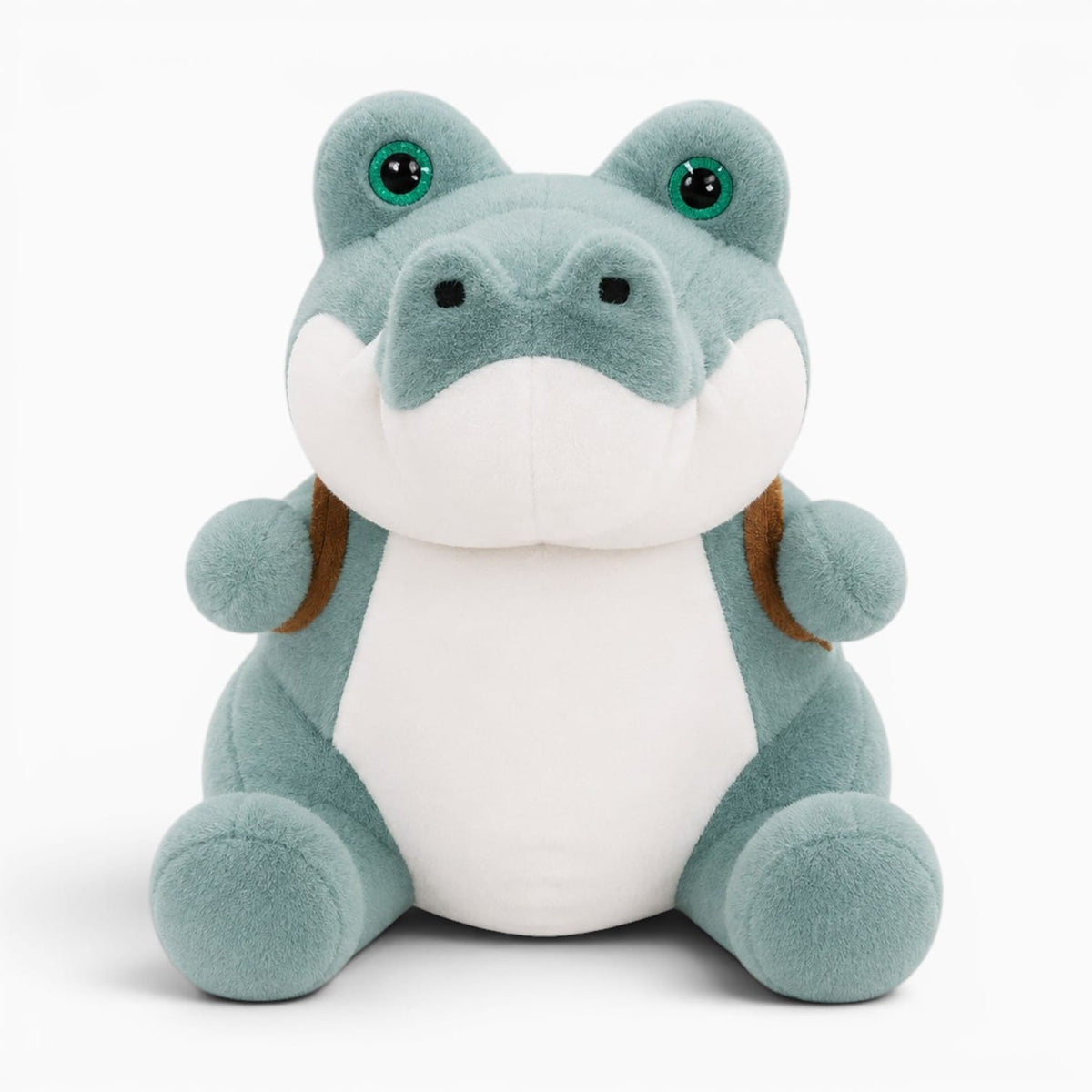 Blue Crocodile Plush with Backpack Oh My Plushie