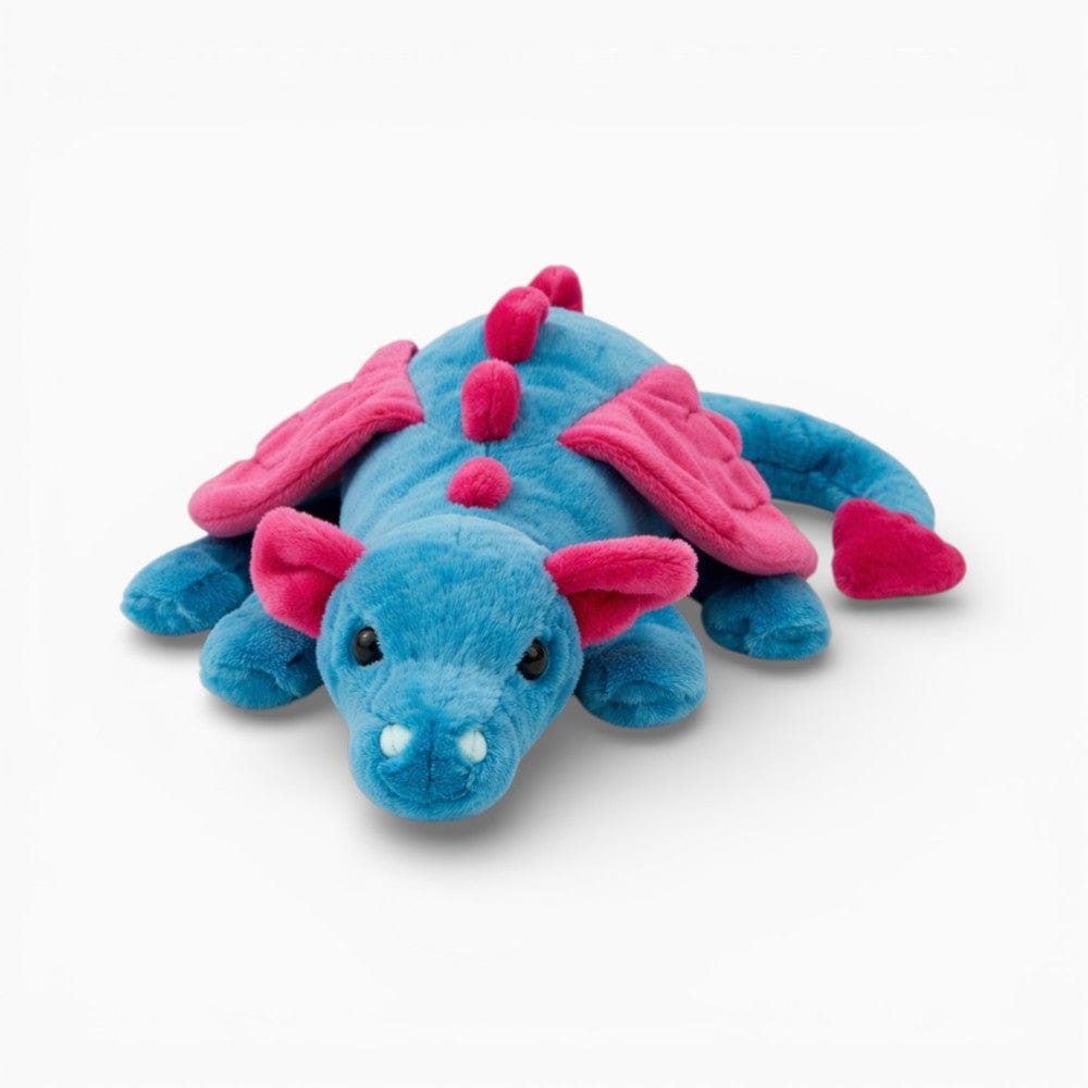 Blue Dragon Plush with Purple Wings Oh My Plushie