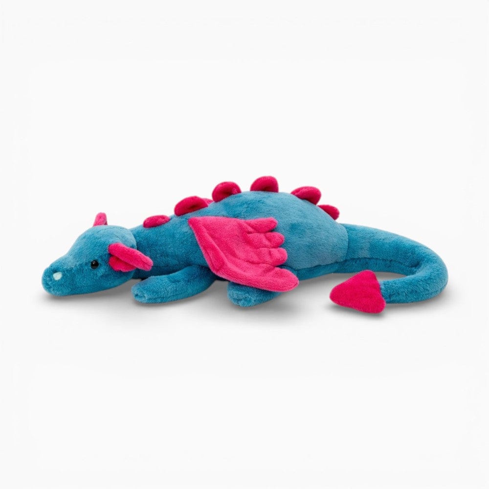 Blue Dragon Plush with Purple Wings Oh My Plushie