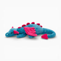 Blue Dragon Plush with Purple Wings Oh My Plushie