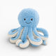 Blue Octopus Plush with Tentacles Oh My Plushie