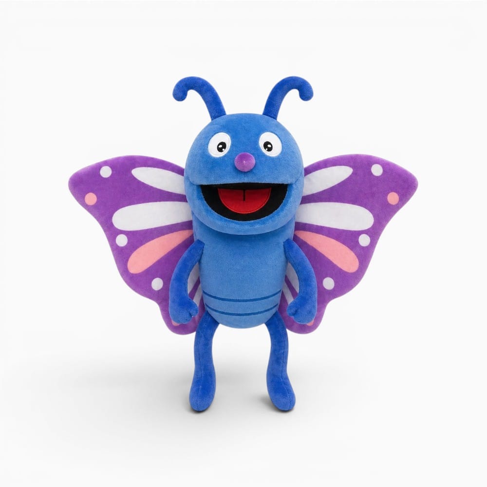 Blue Purple Butterfly Plush Oh My Plushie