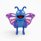 Blue Purple Butterfly Plush Oh My Plushie