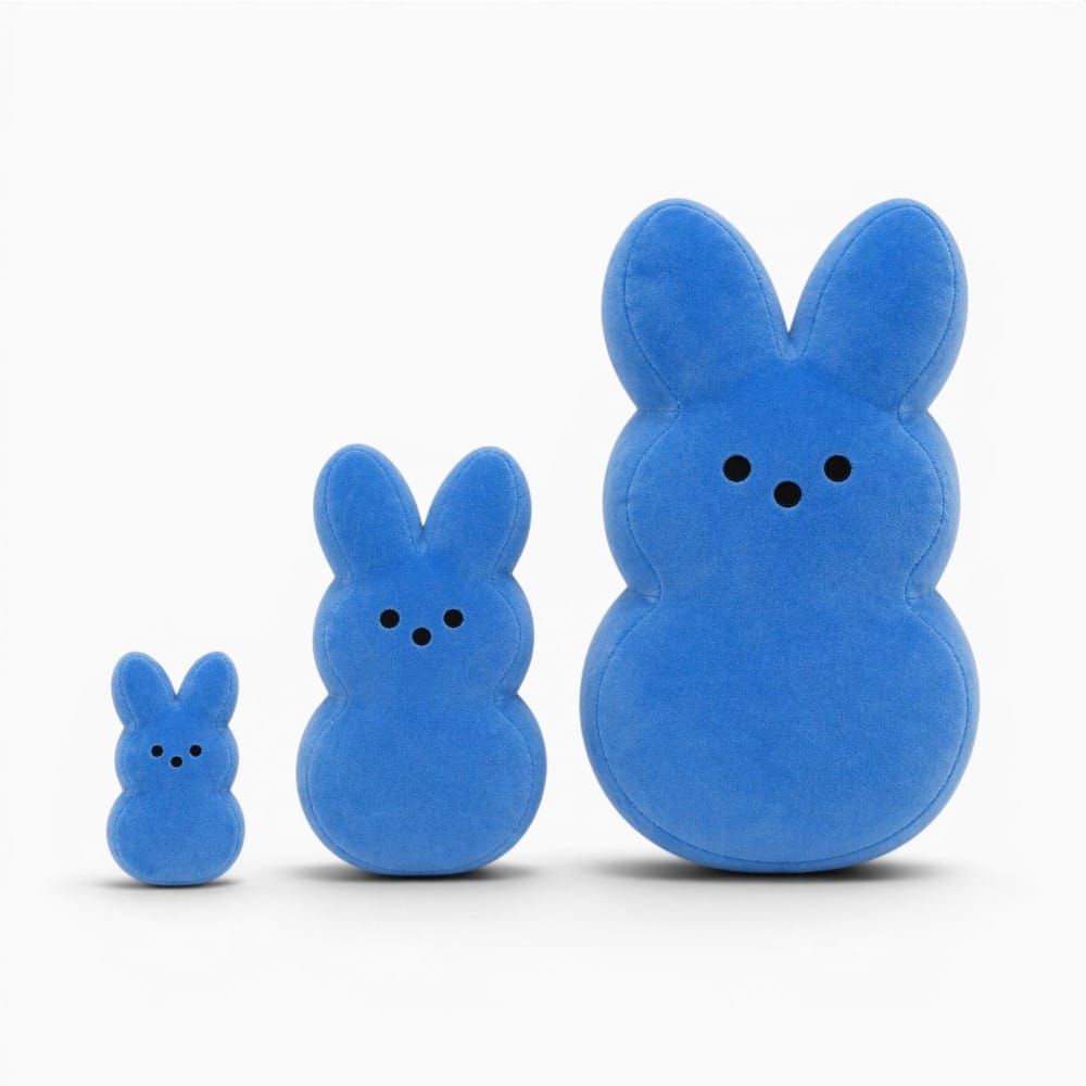 Blue Soft Bunny Plush Oh My Plushie