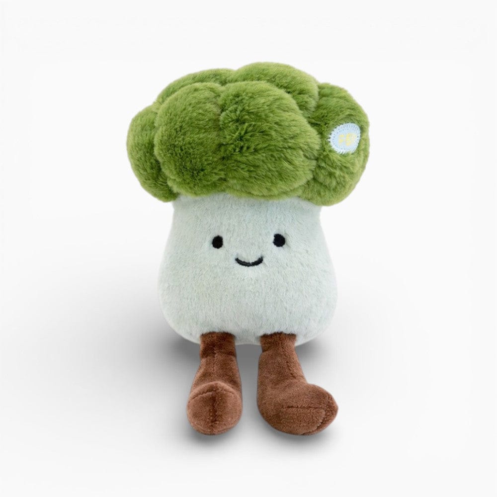 Broccoli Plush with Face and Legs Oh My Plushie
