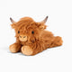 Brown Cotton Highland Cow Plush Oh My Plushie