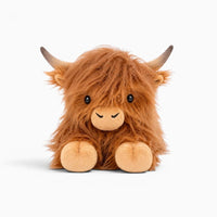 Brown Cotton Highland Cow Plush Oh My Plushie