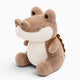 Brown Crocodile Plush with Backpack Oh My Plushie