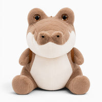 Brown Crocodile Plush with Backpack Oh My Plushie