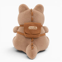 Brown Crocodile Plush with Backpack Oh My Plushie