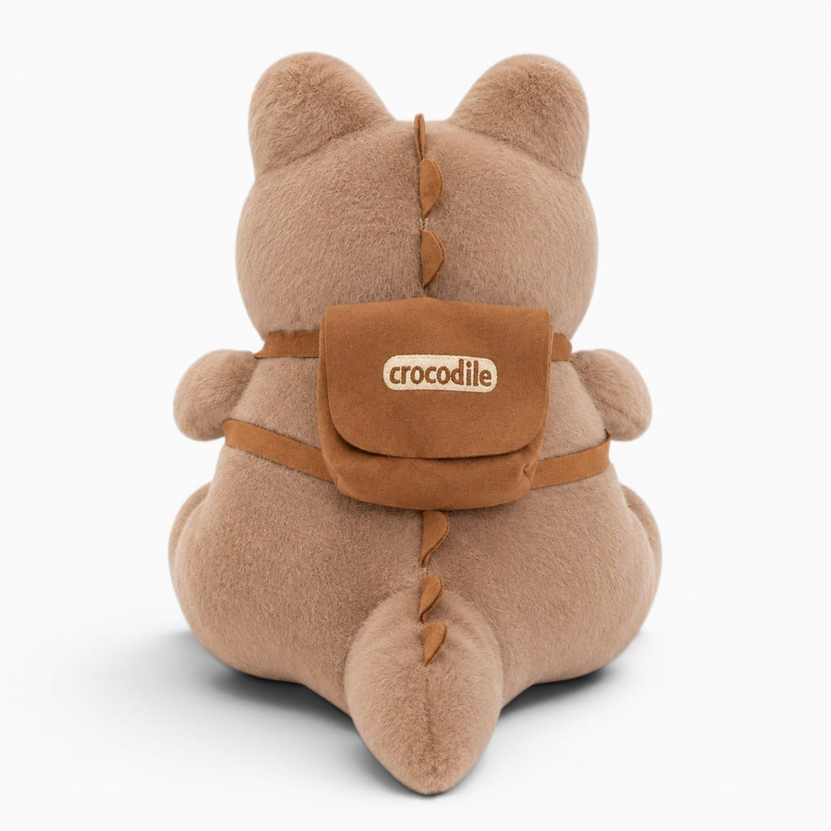 Brown Crocodile Plush with Backpack Oh My Plushie