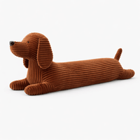 Brown Dachshund Plush in Various Lengths Oh My Plushie