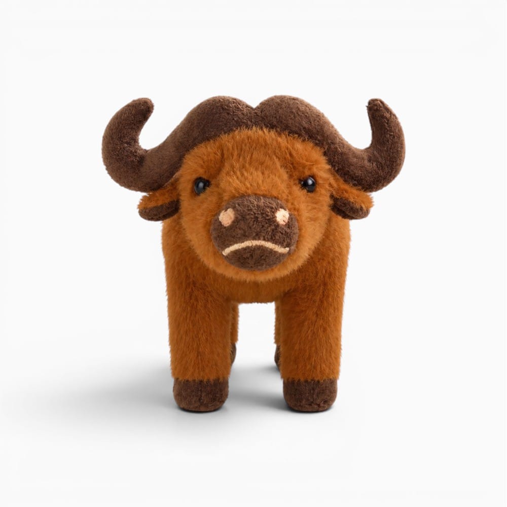 Brown Highland Cow Plush Oh My Plushie