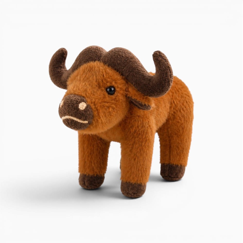 Brown Highland Cow Plush Oh My Plushie