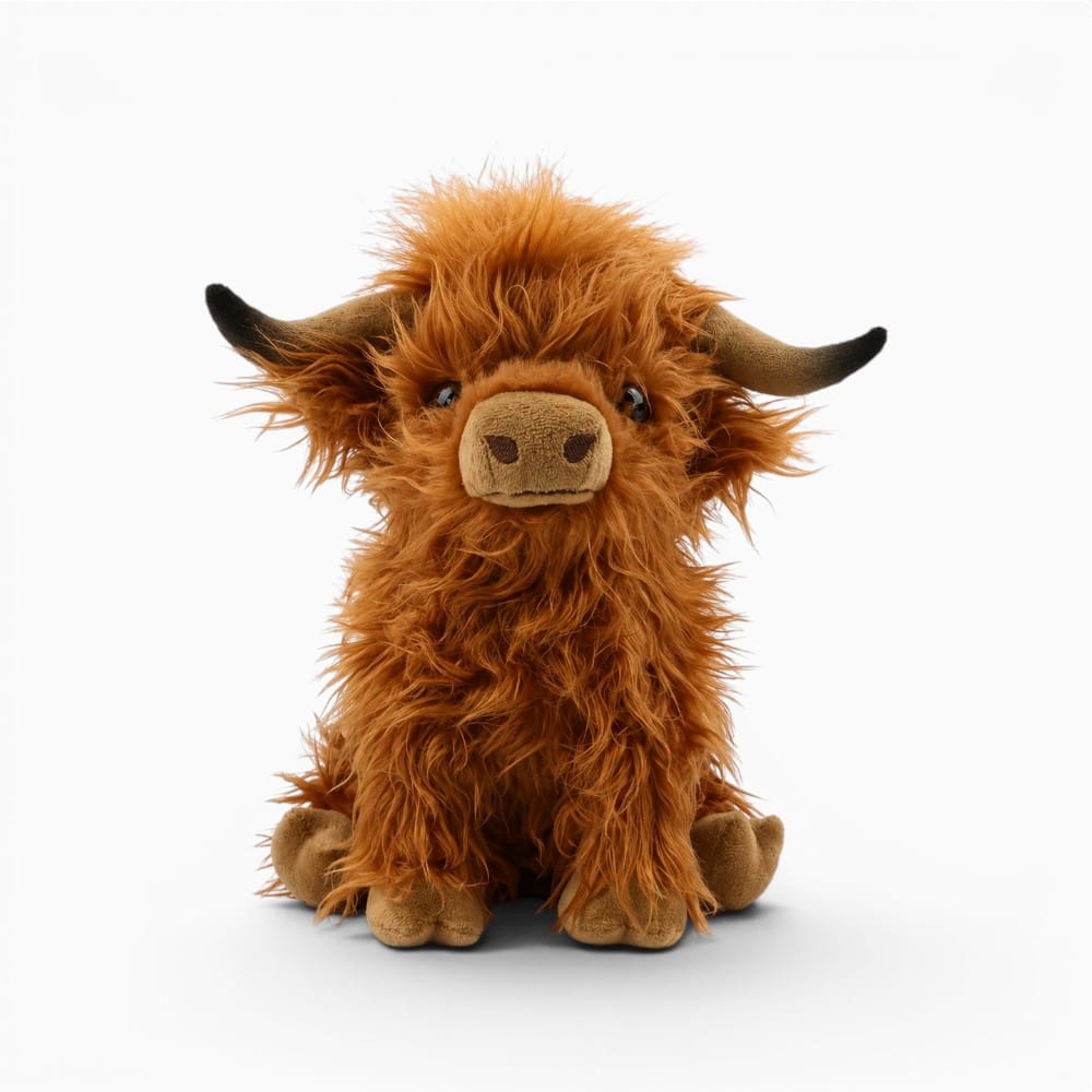 Brown Highland Cow Soft Toy Oh My Plushie