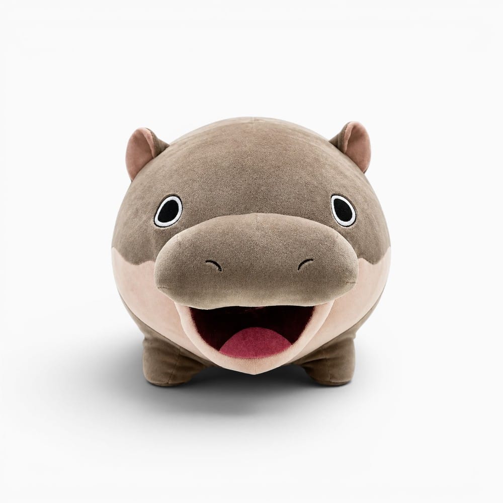 Brown Hippo Plush Oh My Plushie