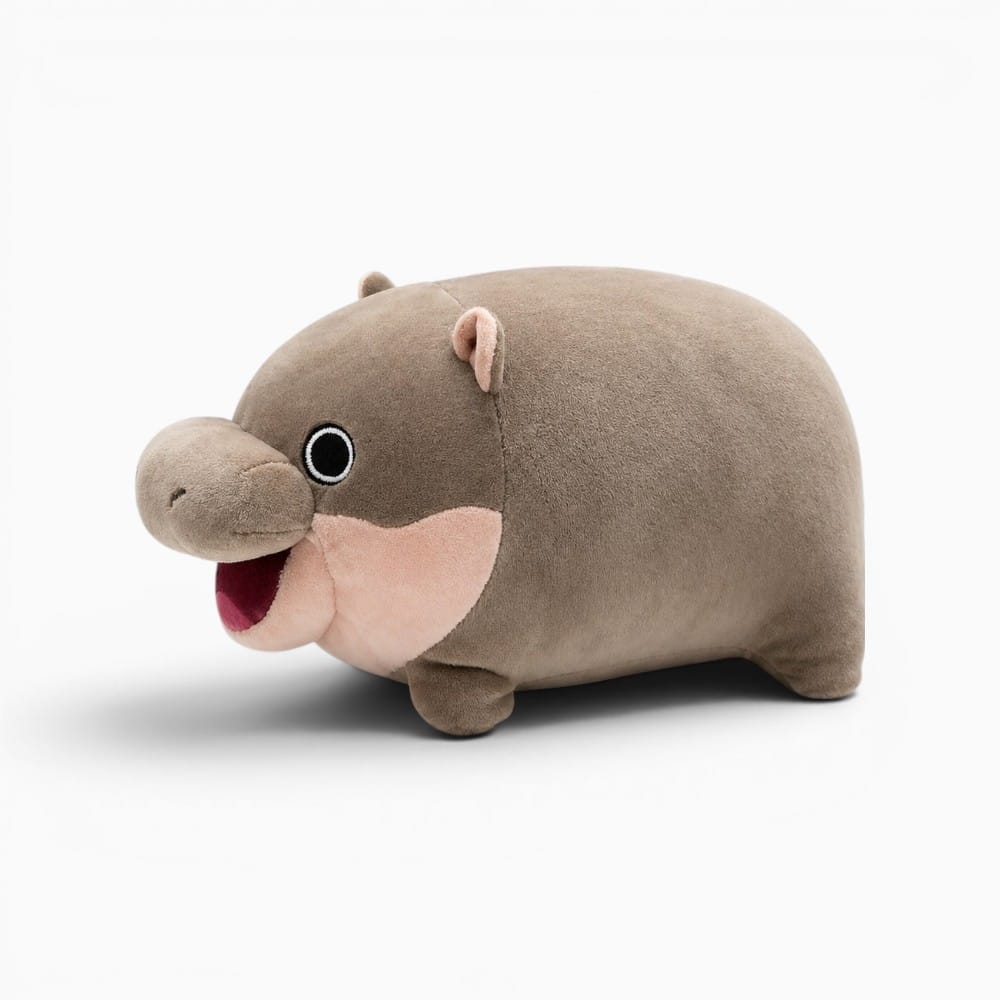 Brown Hippo Plush Oh My Plushie