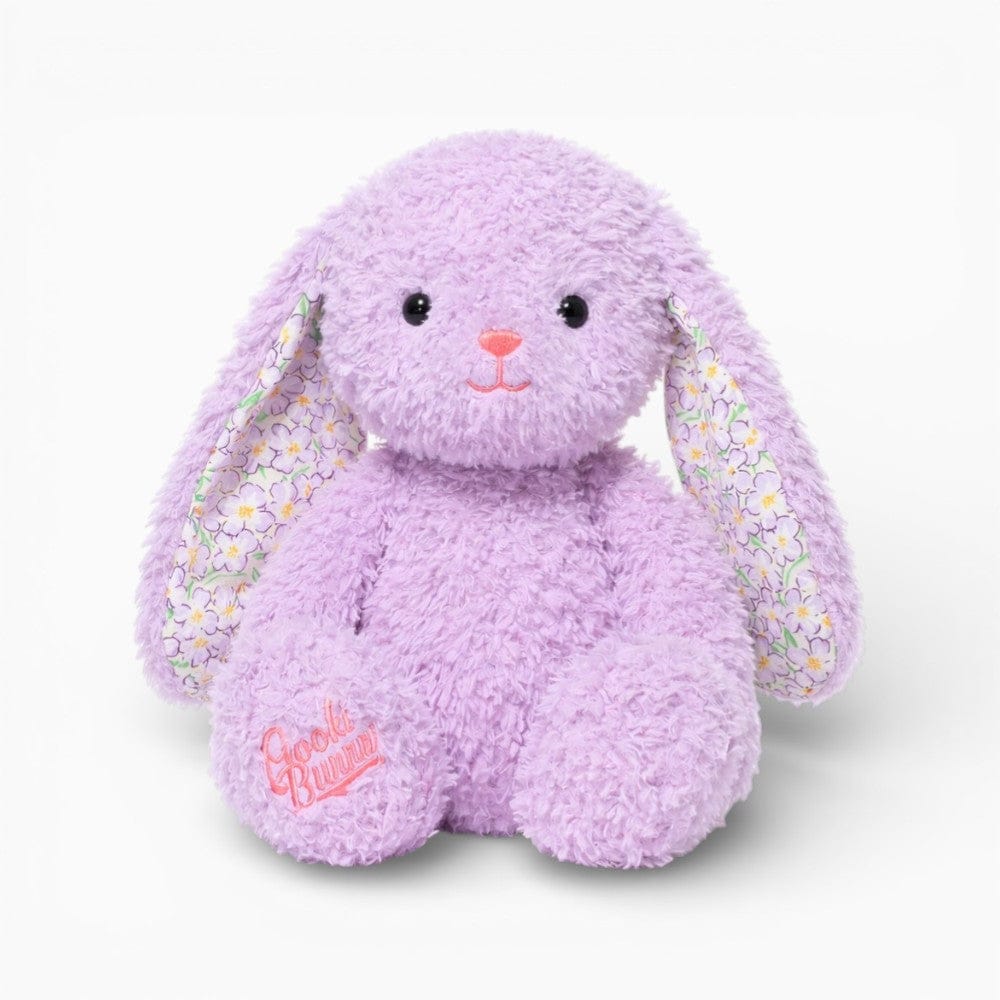 Bunny Plush with Floral Pattern Kawaii Plush Toy Purple Oh My Plushie
