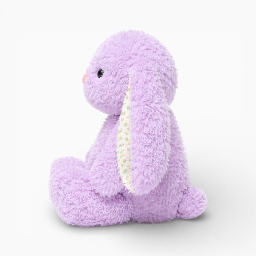 Bunny Plush with Floral Pattern Kawaii Plush Toy Purple Oh My Plushie