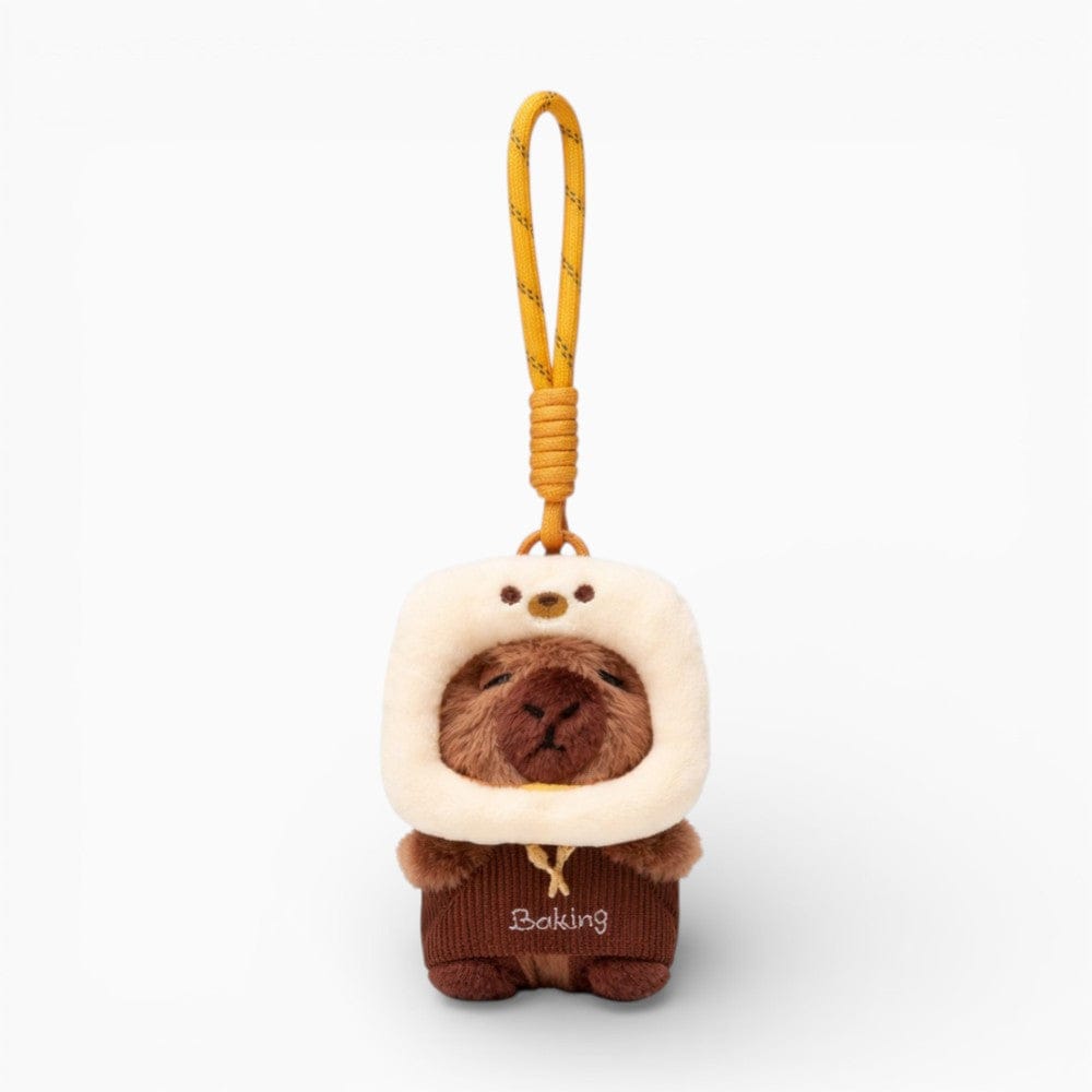 Capybara Keychain with Costume Oh My Plushie