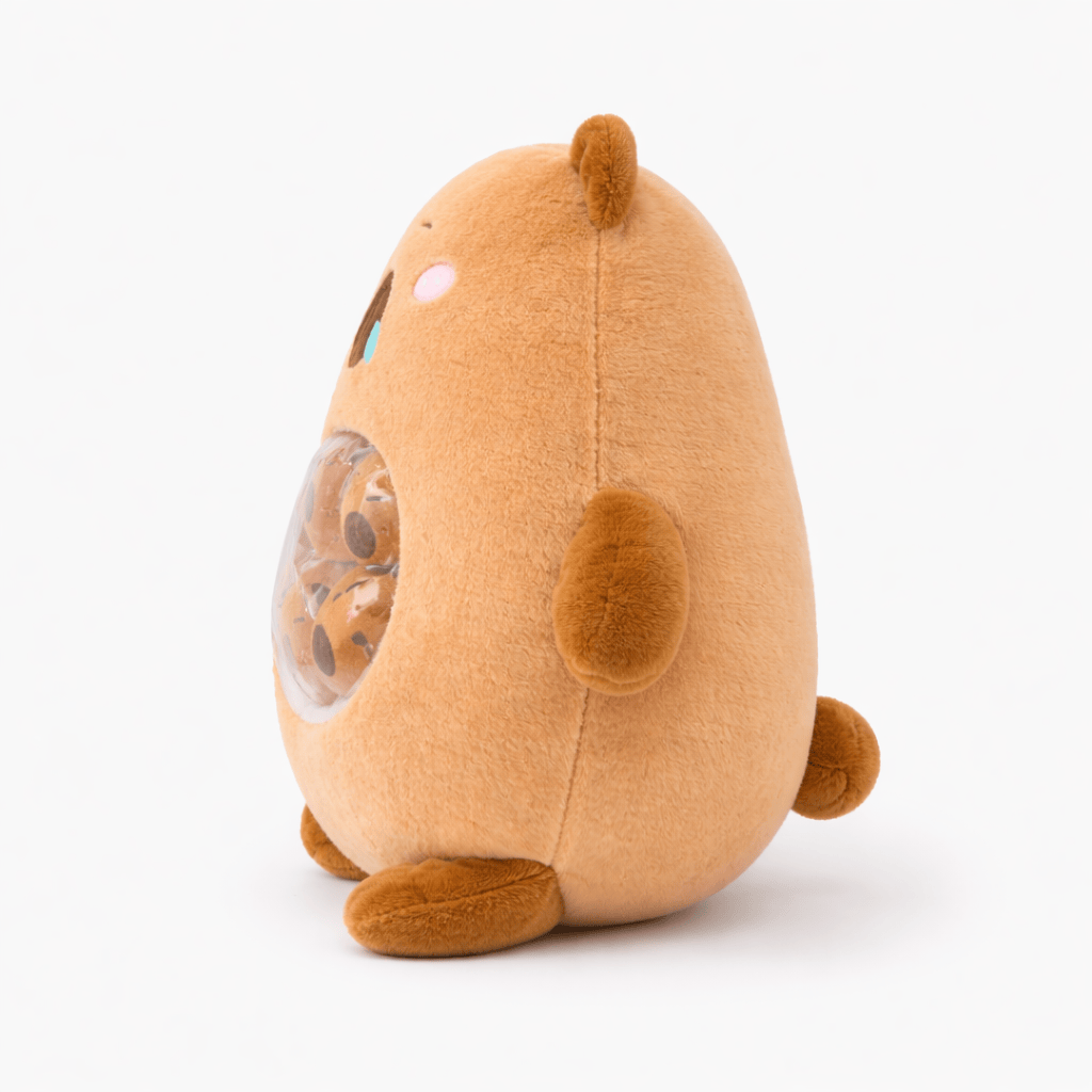 Capybara Pillow with Snack Compartment Oh My Plushie