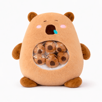 Capybara Pillow with Snack Compartment Oh My Plushie