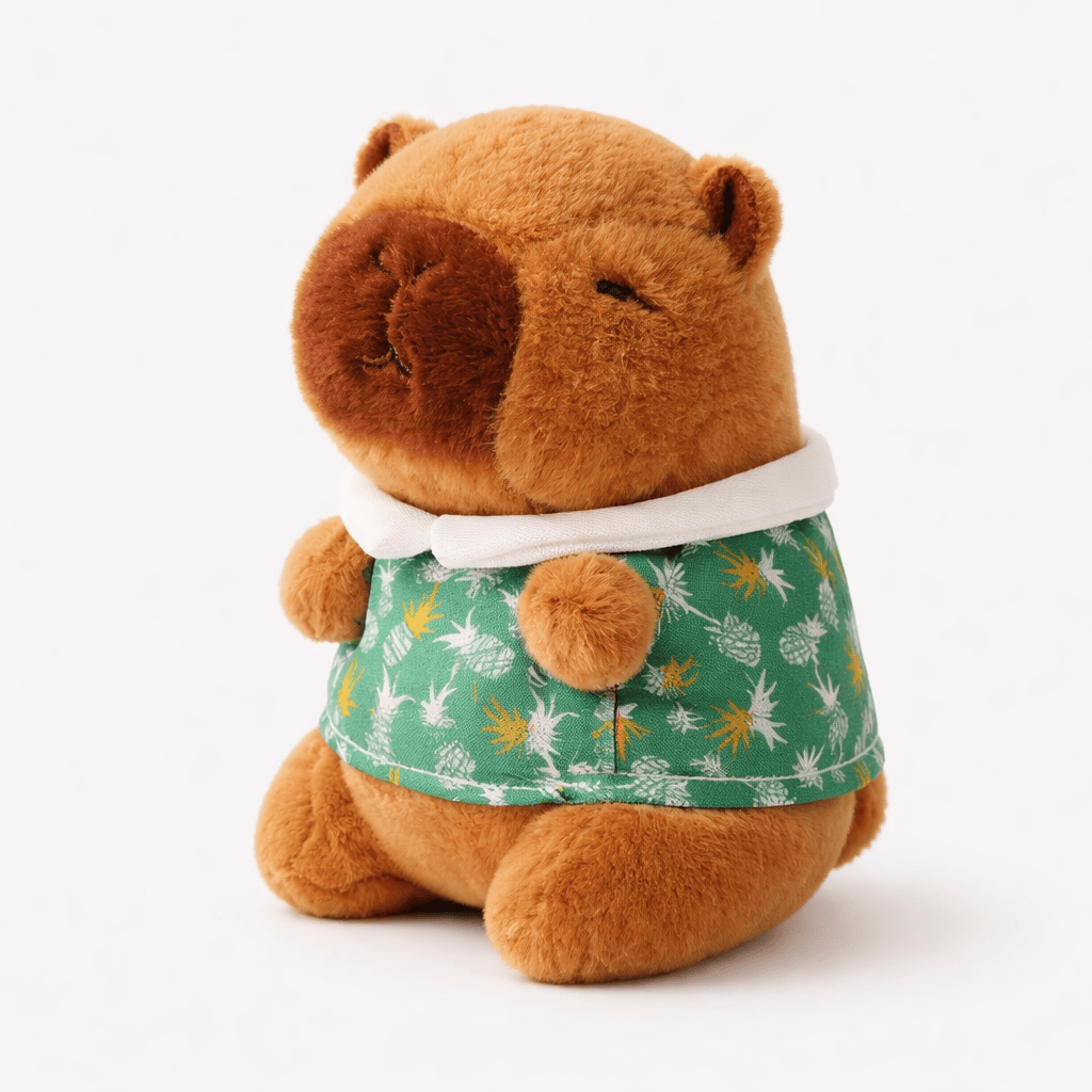Capybara Plush in Green Shirt Oh My Plushie