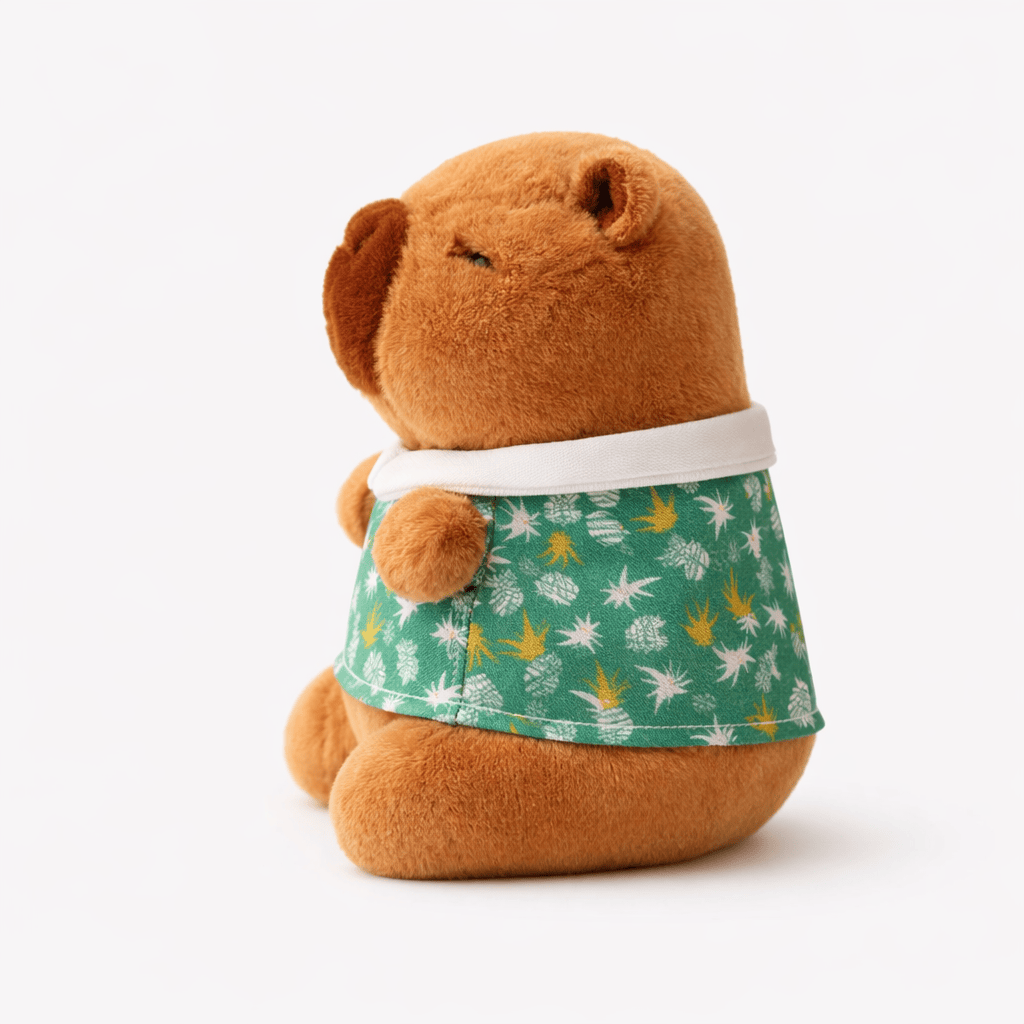 Capybara Plush in Green Shirt Oh My Plushie