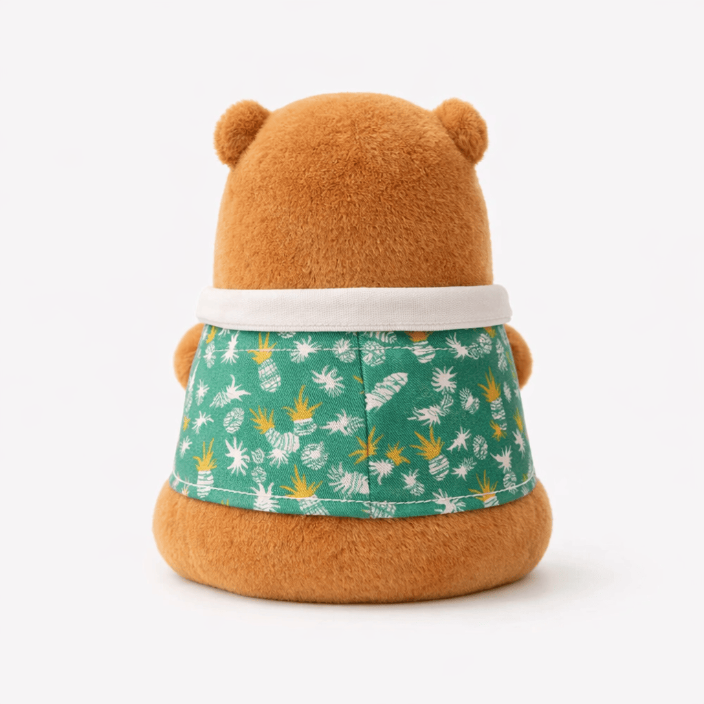 Capybara Plush in Green Shirt Oh My Plushie