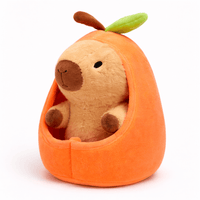 Capybara Plush in Pfirsich Fruit Shell Oh My Plushie