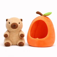 Capybara Plush in Pfirsich Fruit Shell Oh My Plushie